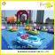 Amusement park motor bumper boat, remote control
