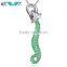 925 Sterling Silver Rhodium Plated Cubic Zirconia Charm Fox Pendants Necklaces Women