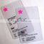 blank transparent business cards