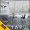 small round office meeting table tempered glass top office table