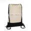 Top cotton sports drawstring bag /cotton drawstring backpack