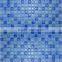 Modern house design blue glass mosaic tile, swimming pool glass mosaic, bathroom wall tiles glass (GS81504)