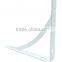 white triangle metal shelf brackets 5 sizes available