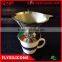 Dishwasher safe stable base pour over stainless steel gold coffee dripper