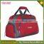 Nylon lightweight large gym duffel bags sport bag with shoe compartments