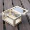 cheap wholesale unfinished wooden window gift box