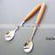 Wooden custom personalized elegant cutlery set