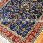 3x5ft blue color area rug muslim prayer rug handmade silk