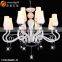 Brass Color 2014 Unique Clear Theresa Crystal Chandelier Lightings With Shade for Europe OMC9007