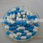 blue and white empty pullulan vegetable capsule size 0