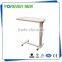 YXZ-023 hospital bed side table, hospital bed dining table, easily movable hospital bed tray table