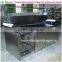 Marble top pizza preparation counter chiller and salad bar fridge