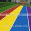Good quality 25mm height artificial rainbow grass turf wall for kindergarten