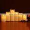 Decorative scented candle battery led candle wholesale with timer