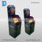 Custom style cardboard retail dump bins for product promotion in supermarket
