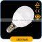 P45 Glof LED Bulb 3W E14 250lm PBT+Alu 240Degree Beam Angle Erp CE RoHs EMC Standarded