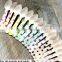 GIRLS Rainbow Stripe JUMBO Treat Sticks with Recipe Card - Wooden Sticks for Rice Crispy Pops, Brownies