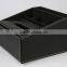 High Quality originality black PU storage box/tissue boxes