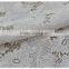 Fashion ollover floral polyester water soluble designer fabrics in white