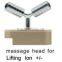 Home use V face beauty salon equipments wrinkle removal positive and negative electrode