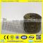 Various types of size galvanized pallet coil nails, pallet roofing coil nails