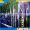 The color of brown weld mesh purple pvc coated wrought iron fence