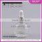 12ml round shaped uv gel red colored glass bottles with child proof dropper