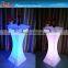 led glowing tables high top cocktail tables led cocktail table