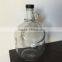 Clear growler beer bottle with screw top 2L beer bottle