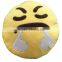 emotion custom printing decorative whats app plush emoji pillow