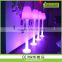 Rechargeable PE plastic water-drop floor lamp with LED rgb lamp
