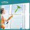 Toprank Multifuction Telescopic Aluminium Pole 2 In 1 Spray Mop Floor Cleaning Microfiber Water Spray Mop With Window Squeegee