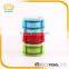 Silicone collapsible tiffin lunch box