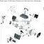 gasoline generator spare parts with original assembly quality