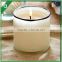 Colorful scented candles Decoration customized 100% natural soy wax scented candle in glass jar