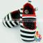 2015 Black And White Stripe Crib Shoes Anti-slip Soft Sole Baby Toddler Infant Prewalker Cotton Baby Shoe Baby Christening Gifts