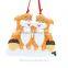 Squirrel Family Of 6 Personalized Christmas Tree Ornament