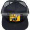 Stylish 5 Panel Black Neon Snapback Trucker Hats