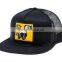 Stylish 5 Panel Black Neon Snapback Trucker Hats