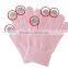 New Design Plain Color Unisex Touch Screen Cotton Knitting Gloves
