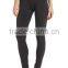hot sales breathable spandex fabric Full-length pull-on leggings with wide elastic waistband