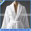 Hot sale white 100% cotton terry hotel robe, luxury bath robe