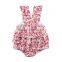 2017 New Styles Girls Bubble New Print Rainbow Stripe Ruffle Cute Baby Girls Kids Clothes Cheap Baby Romper