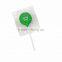 USA Made Junior Ad Pop Lollipop - non-melt, individually wrapped and comes with your logo