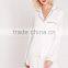 New Arrival Contrast Pipi Pyjama Set Wholesale Adult Women Pajama White