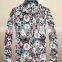 100%Cotton 2014 latest mens casual dress (Floral Fabric)