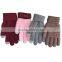 2016 fashion cheap winter knitted funky brushed 100%acrylic magic gloves