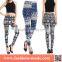 Floral Print Elephant Brushed Leggings Women