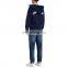 unique design navy pullover big hood hoodies for man