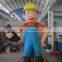 A man in Suspenders Giant inflatable cartoon characters inflatable advertising figures